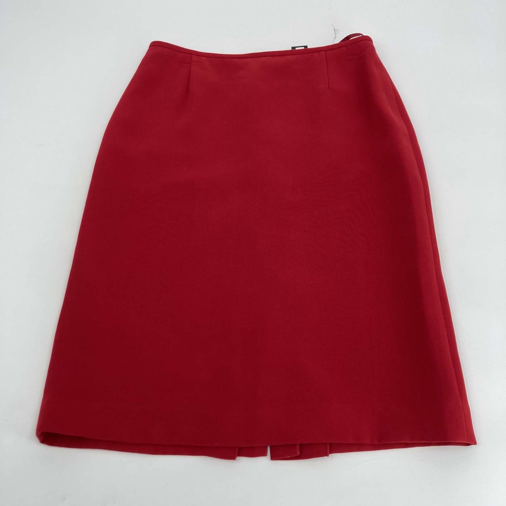 Tahari Red Skirt Women's 4
